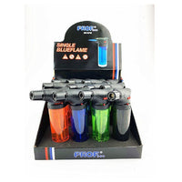 Trade Shop - Set 12 Pz Accendini Accendi Gas Easy Torch Transparenti Cucina Fornelli 40803923 -