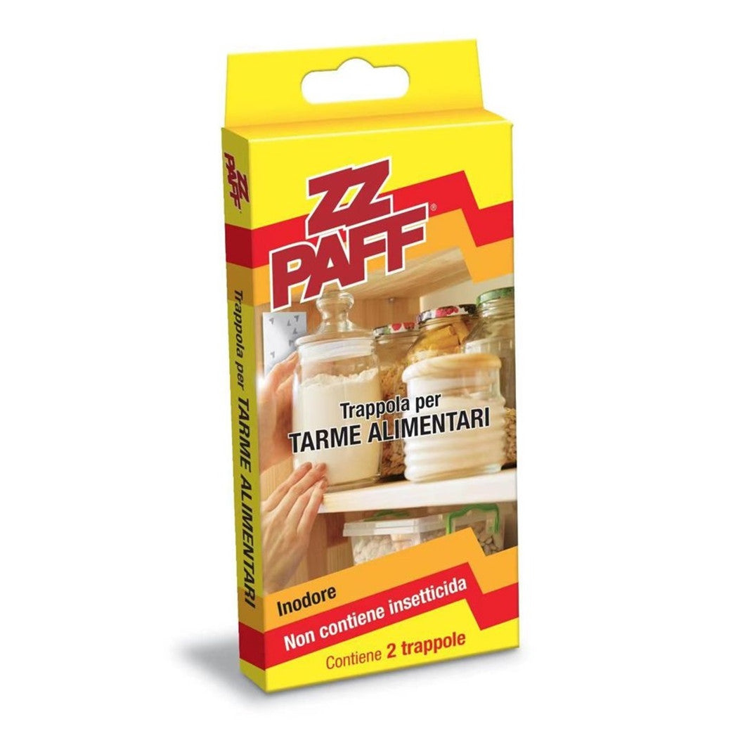 Trade Shop - Set 12 Pz Da 2 Trappole Per Tarme Alimentari Inodore Non Contiene Insetticida 009695 -