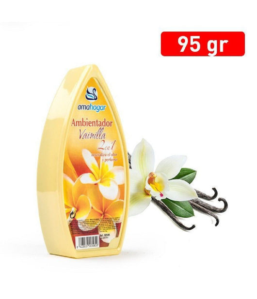 Set 12 Pz Deodoranti Gel Profumo Ambiente Assorbi Odori 2in1 Fragranza Vaniglia         