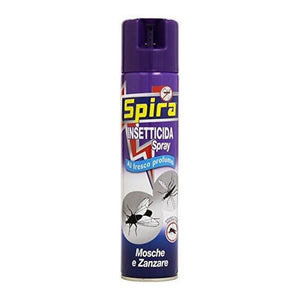Trade Shop - Set 12 Pz Insetticida Spray Per Mosche Zanzare Insetti 400 Ml Al Fresco Profumo 073210a -