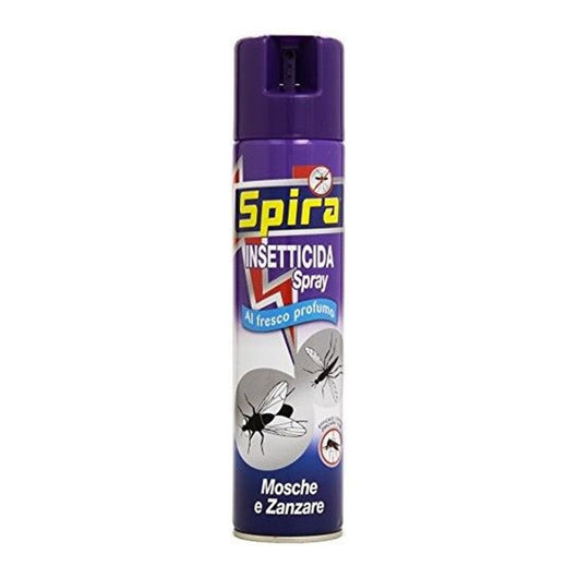 Trade Shop - Set 12 Pz Insetticida Spray Per Mosche Zanzare Insetti 400 Ml Al Fresco Profumo 073210a -
