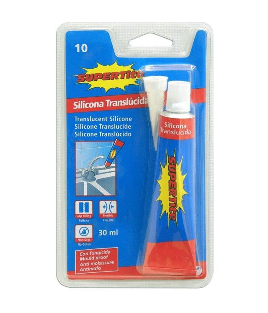 Set 12 Tubetti Silicone Translucido 30ml Con Beccuccio Riduttore Sigilla         