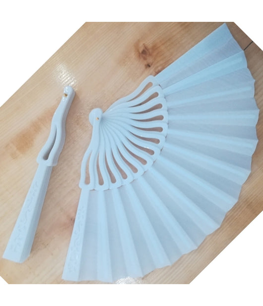 Set 12 Ventagli Onde Fiori Chiesa Segnaposto Gadget Ricevimento Matrimonio Sposi         