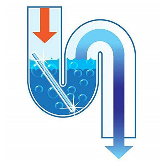 Trade Shop - Set 12pz Bastoncino Stura Lavandino Bagno Cucina Pompa Scarico Sturatubi Lavello -