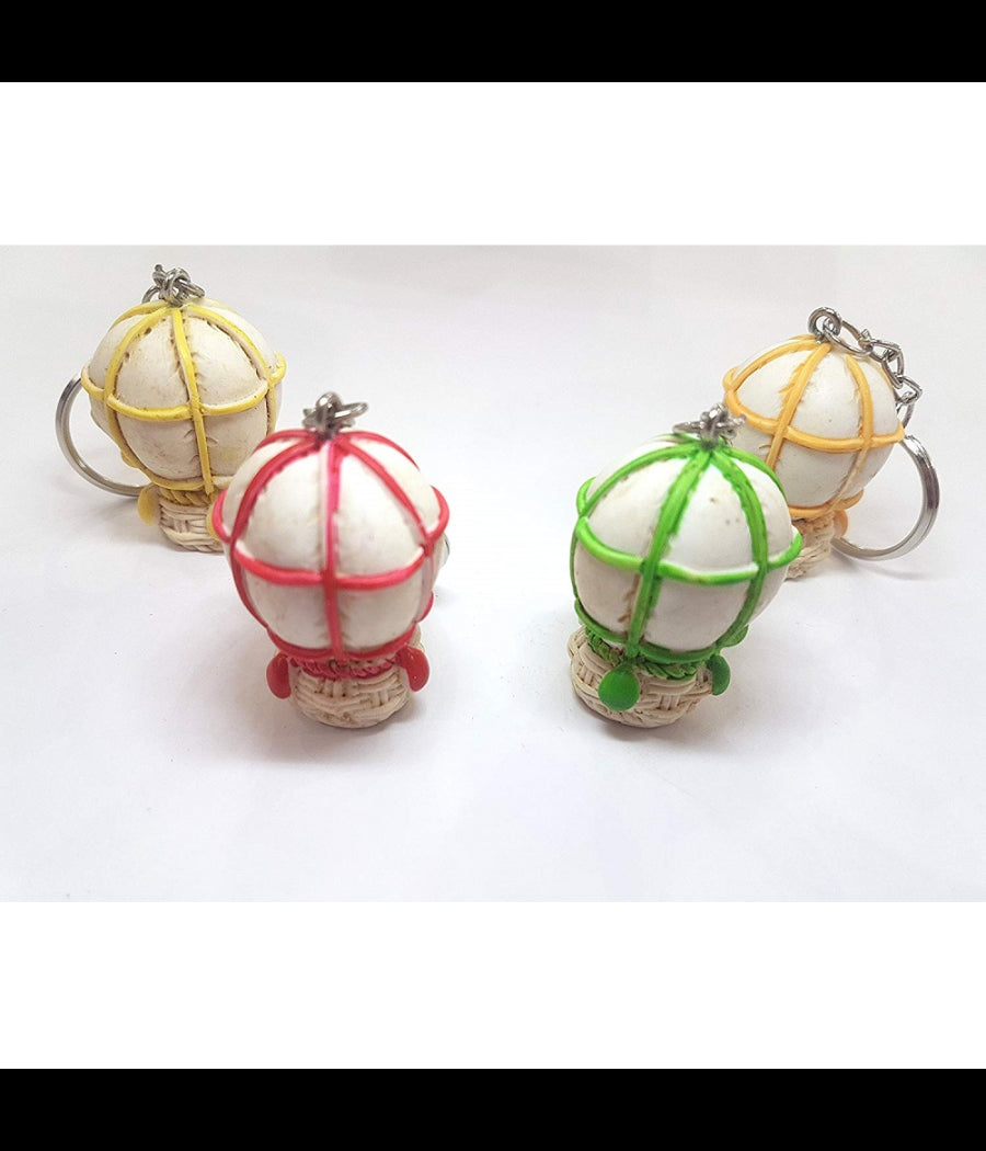 Set 12pz Bomboniera Bomboniere Molgolfiere Colorate 18 Anni Compleanno Portachiavi         