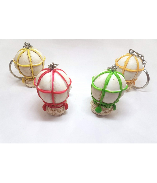 Set 12pz Bomboniera Bomboniere Molgolfiere Colorate 18 Anni Compleanno Portachiavi         