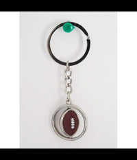 Trade Shop - Set 12pz Bomboniera Palla Rugby 3d Portachiavi Chiave Compleanno 18 Anni Comunione -