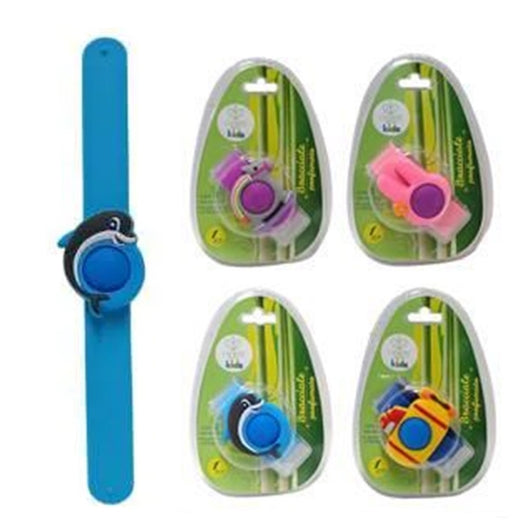 Trade Shop - Set 12pz Bracciale Con 2 Ricambi Profumati Citronella Bambini Repellente Insetti 639665a -