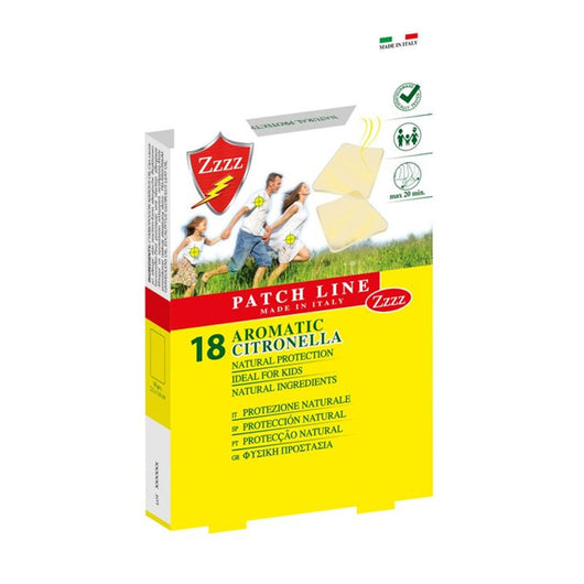 Trade Shop - Set 12pz Da 18 Cerotti Alla Citronella Protezione Repellente Zanzare Antipuntura 164386 -