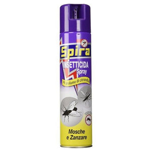 Trade Shop - Set 12pz Insetticida Spray Profumato Alla Citronella Per Mosche Zanzare 400ml 228282 -