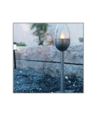 Set 12pz Lampada A Luce Solare Led 38 Cm Con Picchetto Da Giardino Torce 2002998         