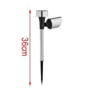 Set 12pz Lampada Faretto Energia Solare Led Da Giardino A Picchetto 36cm 2002997         