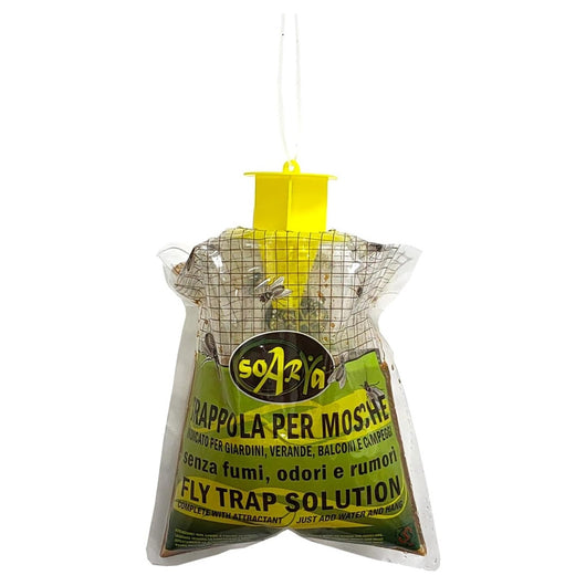 Trade Shop - Set 12pz Trappola Per Mosche Insetti Con Esca Naturale Ecologica Sicura Umani Animali 639719a -