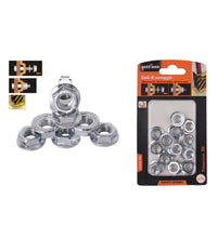 Set 13 Pz Dado Esagonale Flangiato Dadi Di Serraggio M8 Bulloni Vite 8mm 94924         