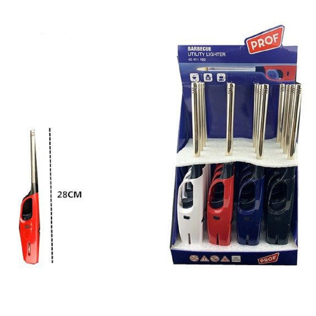 Trade Shop - Set 16 Pz Accendigas Accendino Prof Gastorch Lniii Dl-16 Barbecue 28cm 40411182 -
