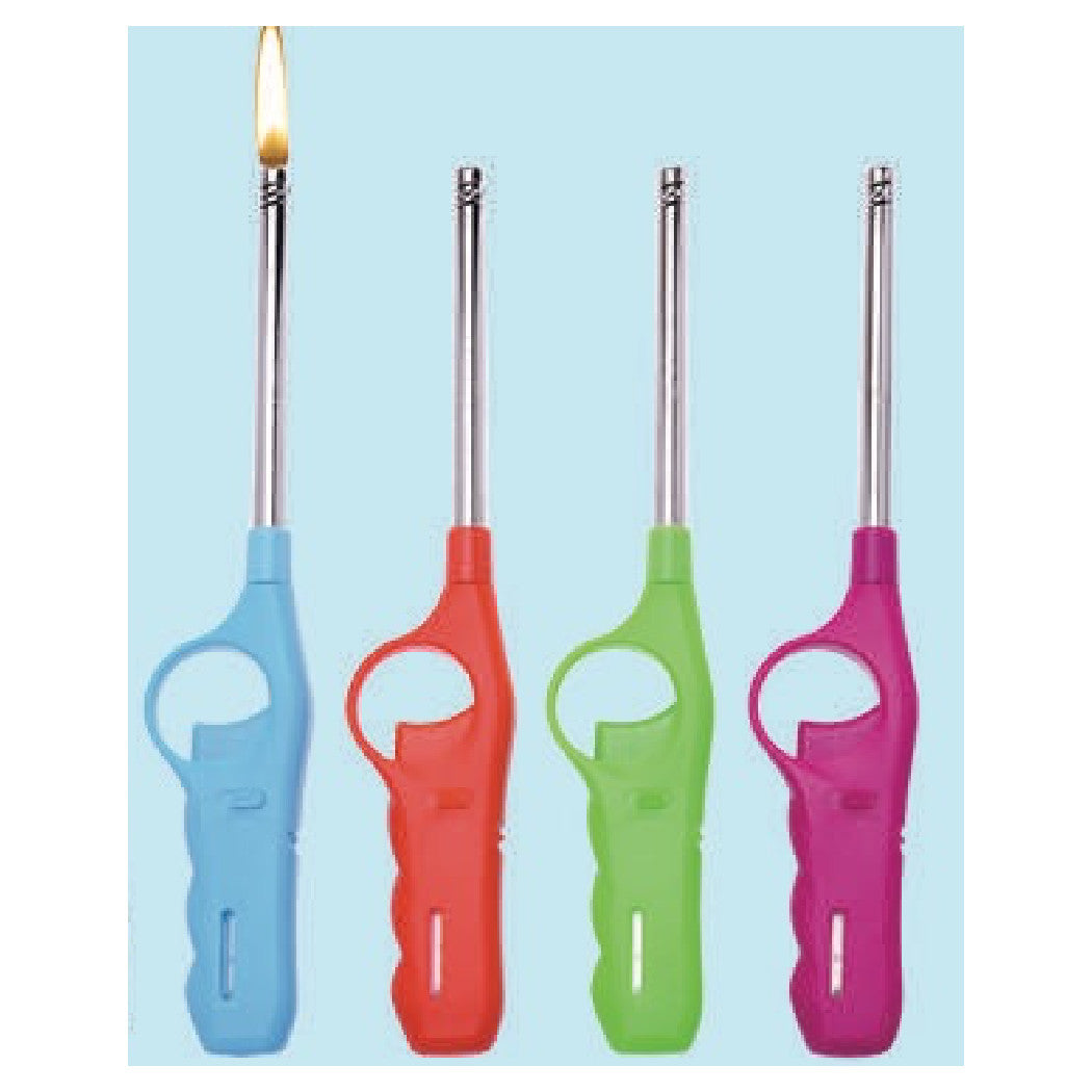 Trade Shop - Set 16 Pz Accendino Accendigas Ricaricabile Barbecue Utility Lighters 40411498 -