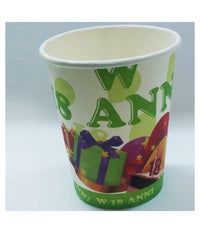 Set 18 Pezzi Bicchieri Bianco Verde Usa E Getta Bicchiere Di Carta Feste 18 Anni         