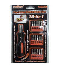 Set 18in1 Cacciaviti Punte Assortite Tools Precisione Scredriver Torx Antiscivolo         