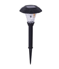 Set 18pz Lampada Solare Led In Plastica Picchetto Giardino Nera 14x42cm 4125004         