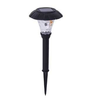 Set 18pz Lampada Solare Led In Plastica Picchetto Giardino Nera 14x42cm 4125004         