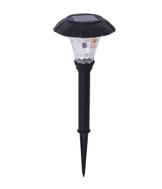 Set 18pz Lampada Solare Led In Plastica Picchetto Giardino Nera 14x42cm 4125004         