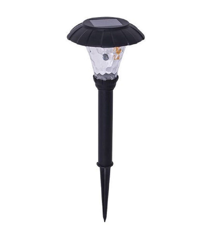 Set 18pz Lampada Solare Led In Plastica Picchetto Giardino Nera 14x42cm 4125004         
