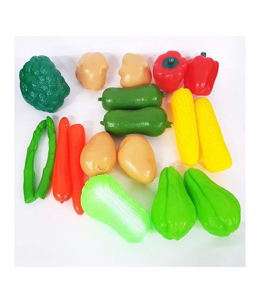 Set 18pz Spesa Alimenti Verdura Ortaggi In Plastica Sabbia Gioco Spiaggia Mare Casa Bambini         