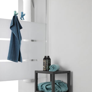 Set 2 appendini da muro turchese e verde con due modalità di fissaggio  Bruce