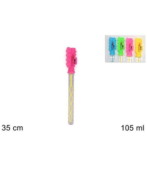 Trade Shop - Set 2 Bolle Sapone 105ml Spada Forma Treno Gioco Divertimento Bambini 35cm Party -