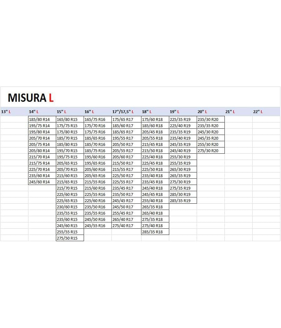 Set 2 Calze Da Neve Catene Per Auto Omologate In Tessuto 3d Per Grande Aderenza     M    