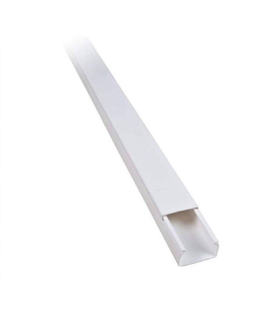 Set 2 Canalina Cavi Elettrica Passacavi Plastica Ct2 2 Mt 40x40mm Bianco 5624040         