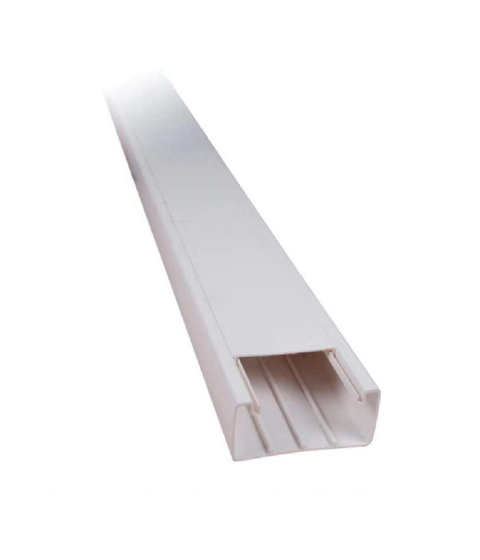 Set 2 Canalina Elettrica Passacavi Plastica 2mt 16x16mm Autoadesiva Ct2 5621616a         