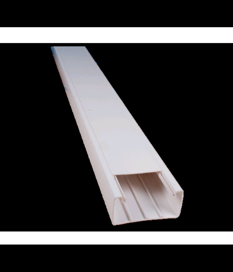 Set 2 Canalina Passacavi In Plastica 2 Metri 12 X 12 Mm Autoadesiva Ct2 5621212a         