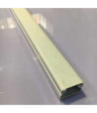 Set 2 Canalina Passacavo Singola 2 Metri 25 X 17 Mm Bianco Singolo 60771         