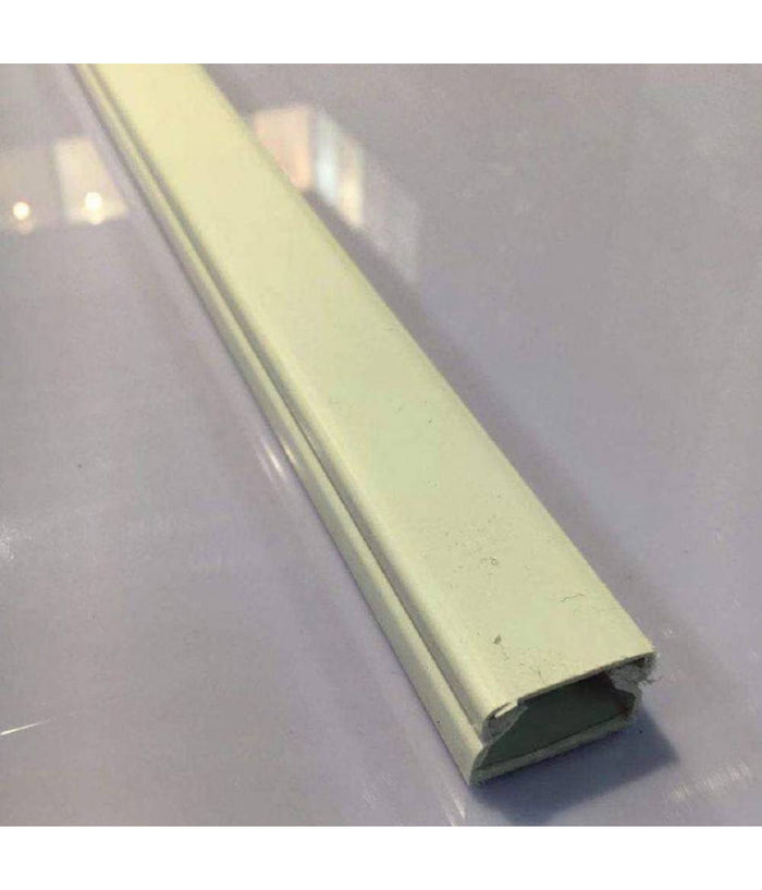 Set 2 Canalina Passacavo Singola 2 Metri 25 X 17 Mm Bianco Singolo 60771         