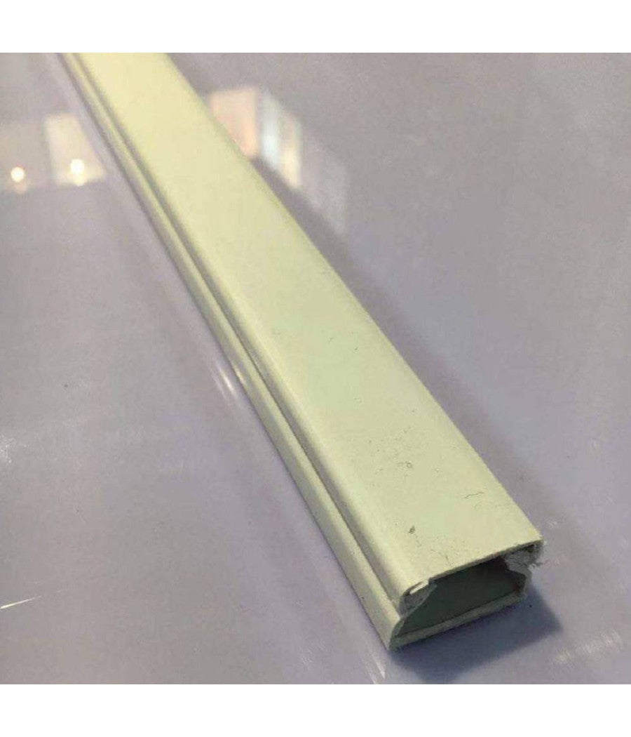 Set 2 Canalina Passacavo Singola 2 Metri 25 X 17 Mm Bianco Singolo 60771         