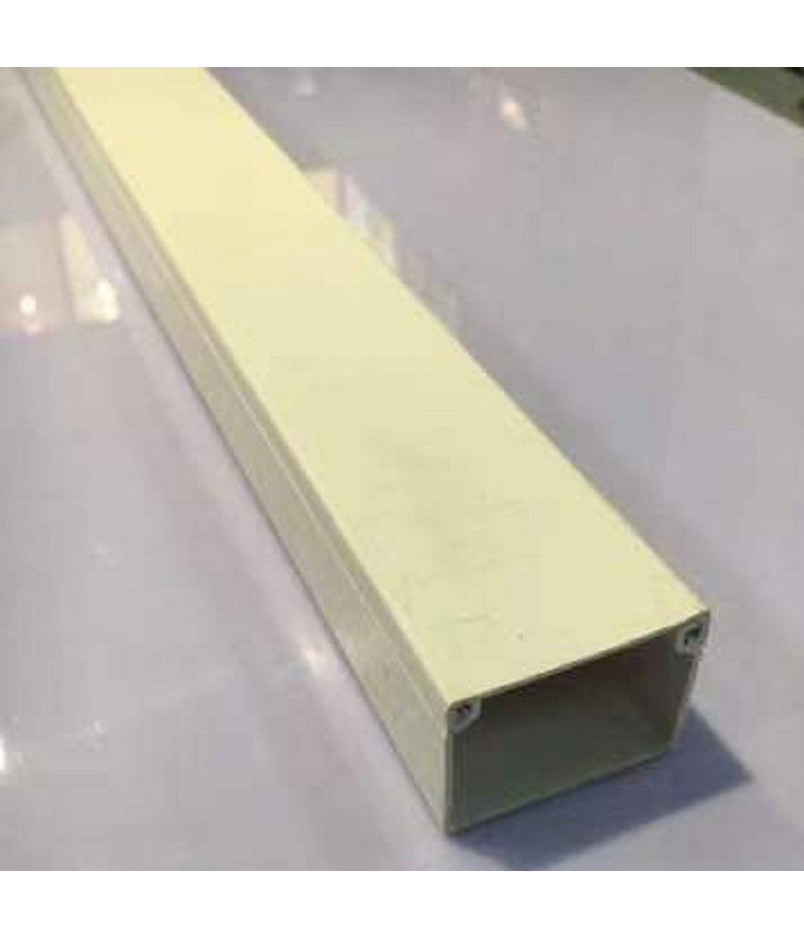 Set 2 Canalina Passacavo Singola 2 Metri 40 X 30 Mm Bianco Singolo 60772         