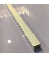 Set 2 Canalina Passacavo Singola 2 Mt 15 X 17 Mm Bianco Portacavi Singolo 61135         