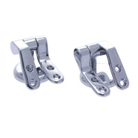 Set 2 cerniere in zinco cromato per copriwater in MDF