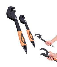 Set 2 Chiavi A Tubo Levoce Regolabili Multifuonzioni Professionali 260mm 380mm         