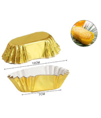 Set 2 Confezioni Da 30 Stampi Pirottini Carta 7x10cm Cupcake Muffin Ovale 56149         