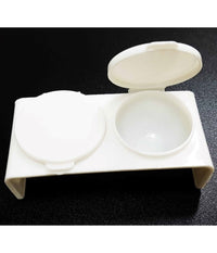 Set 2 Contenitori Doppio Astuccio Porta Lenti A Contatto Lens Morbide Rigide         