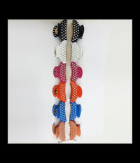 Set 2 Fermacapelli Pinza Pinze Glitter 5.5cm Molletta Accessori Brillantini         