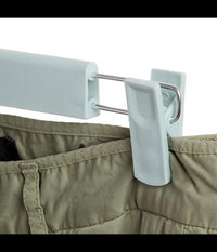 Set 2 Grucce Pantaloni In Legno Colorate Armadio Clip Antiscivolo Gonne Shorts         