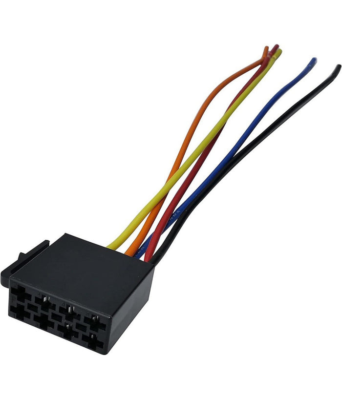 Set 2 Iso Femmina Connettore Adattatore Blocco Alimentazione Per Autoradio 160mm         