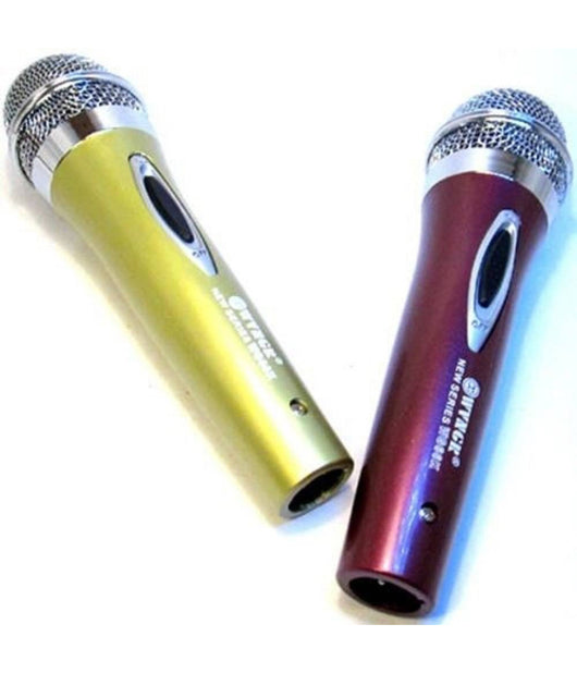 Set 2 Microfono Professionale Dinamico Con Filo Karaoke Conferenze 6233         