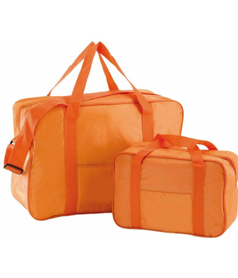 Set 2 Pezzi Borse Termiche 6 + 21 Lt Borsa Frigo Colorata Mare Campeggio Picnic         
