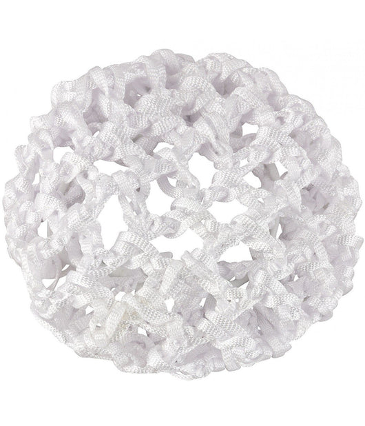 Set 2 Pezzi Chignon Rete Bianco Retina Danza Cuffia Donna Accessori Acconciature         