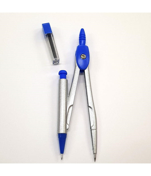 Set 2 Pezzi Compasso Compatto C.5529 Disegni Cerchio Scuola Lavoro Cancelleria         