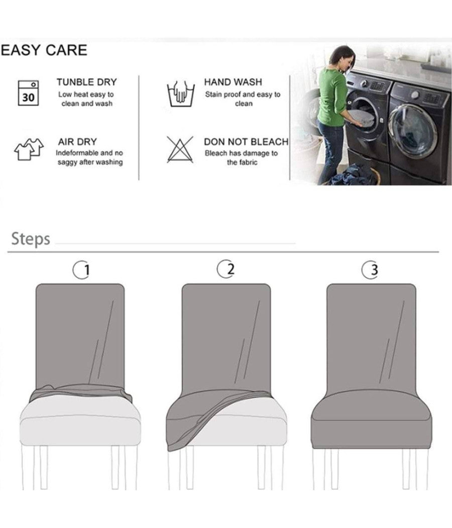 Set 2 Pezzi Coprisedia Volant Spalliera Elasticizzati Eva Vari Colori Copertura         